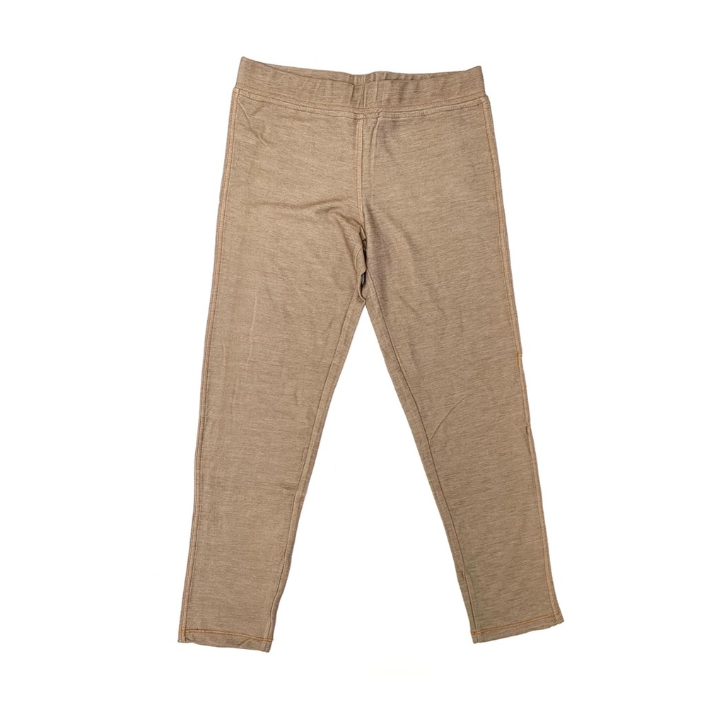 NWOT Mocha Tan Cropped Ankle Leggings with Pockets